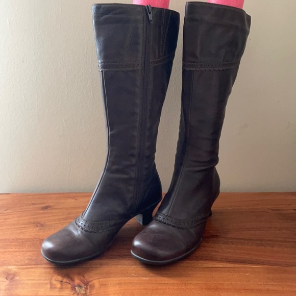 La Canadienne brown boots retro feminine - Picture 1 of 10